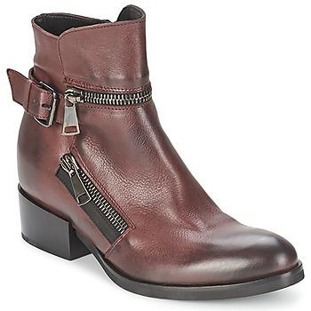 ZOOLI  women's Low Ankle Boots in Red