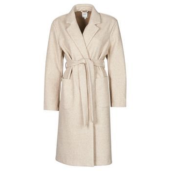 ONLTRILLION  women's Coat in Beige. Sizes available:S,M,L,XL