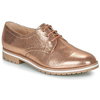 CICERON  women's Casual Shoes in Gold. Sizes available:3.5,4