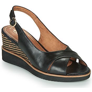 ALIS  women's Sandals in Black. Sizes available:3.5,4