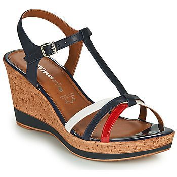 VESILA  women's Sandals in Blue. Sizes available:6.5,7.5