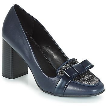 EDITHA  women's Court Shoes in Blue. Sizes available:3.5,4,5,6