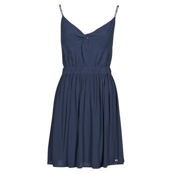 TJW ESSENTIAL STRAP DRESS  women's Dress in Blue. Sizes available:M,XL,XS