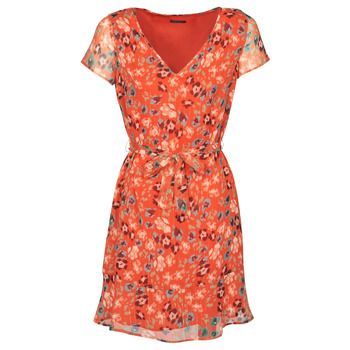 BQ30275-37  women's Dress in Orange. Sizes available:UK 8,UK 10