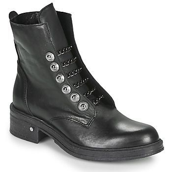 REVELO  women's Mid Boots in Black. Sizes available:7.5