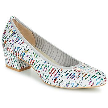 11518-CUAROC-BLANC  women's Court Shoes in Multicolour. Sizes available:4