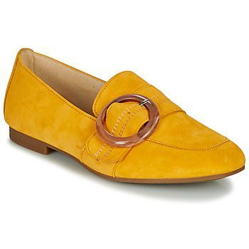 KROULINE  women's Loafers / Casual Shoes in Yellow. Sizes available:3.5,6,6.5