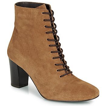 MELUSINE  women's Low Ankle Boots in Brown. Sizes available:3.5,4,5