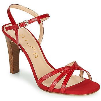 SANTA  women's Sandals in Red. Sizes available:6.5,7