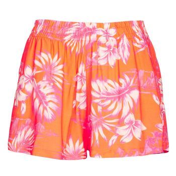 OOKOW MAHINIVOI  women's Shorts in Orange. Sizes available:XS