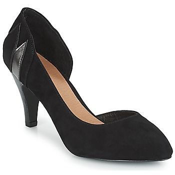 FREESIA  women's Court Shoes in Black. Sizes available:3.5,4