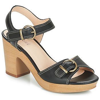 ROULOTTE  women's Sandals in Black. Sizes available:6,6.5