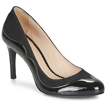LA GALANTE  women's Court Shoes in Black. Sizes available:6,6.5