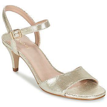CELLY  women's Sandals in Gold. Sizes available:3.5,4,5,6