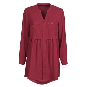 PRICIA  women's Dress in Red. Sizes available:S,XS