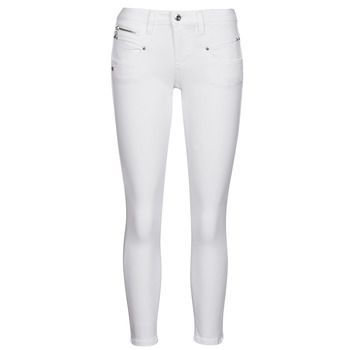 ALEXA CROPPED S-SDM  women's Trousers in White. Sizes available:M,XL