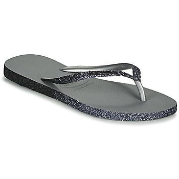 SLIM SPARKLE II  women's Flip flops / Sandals (Shoes) in Grey. Sizes available:2.5 / 3,1 / 2 kid