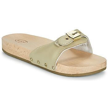 PESCURA FLAT  women's Mules / Casual Shoes in Beige. Sizes available:3.5