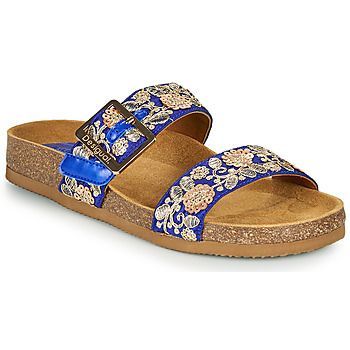 ARIES EXOTIC  women's Mules / Casual Shoes in Blue. Sizes available:3.5,4,6.5,7