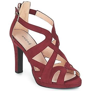 CHARLESTON  women's Sandals in Red. Sizes available:3.5