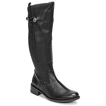 women's High Boots in Black. Sizes available:3