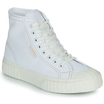 2696 STRIPE  women's Shoes (High-top Trainers) in White