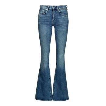 3301 flare  women's Bootcut Jeans in Blue
