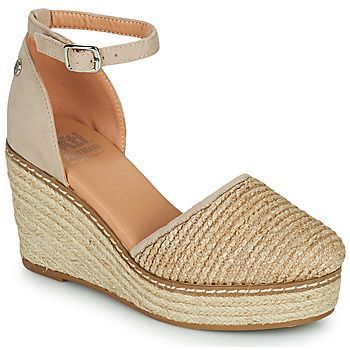44862-TAUPE  women's Espadrilles / Casual Shoes in Beige