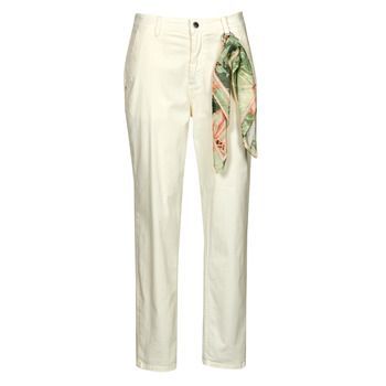 CANDIS CHINO  women's Trousers in White