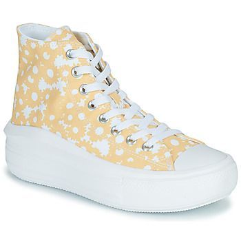 Chuck Taylor All Star Move Floral Platform Lo-Fi Craft Hi  women's Shoes (High-top Trainers) in Yellow