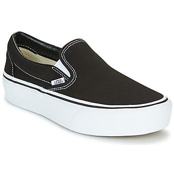 Classic Slip-On Platform  women's Slip-ons (Shoes) in Black