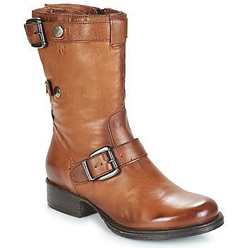 NARAMEL  women's Mid Boots in Brown