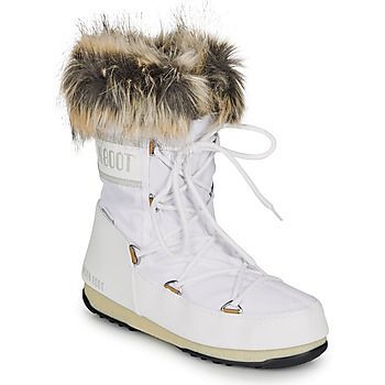 MOON BOOT MONACO LOW WP 2  women's Snow boots in White