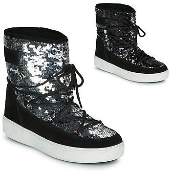 MOON BOOT PULSE MID DISCO  women's Snow boots in Black