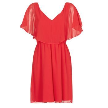 LAZALE  women's Dress in Red