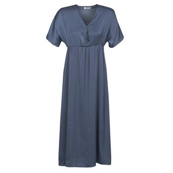 MOUDA  women's Long Dress in Blue
