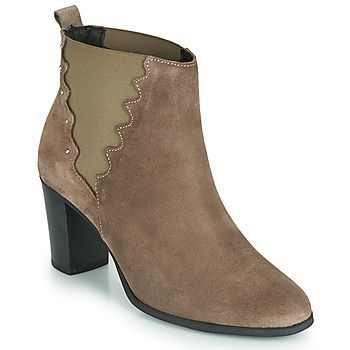 NORINE  women's Low Ankle Boots in Grey