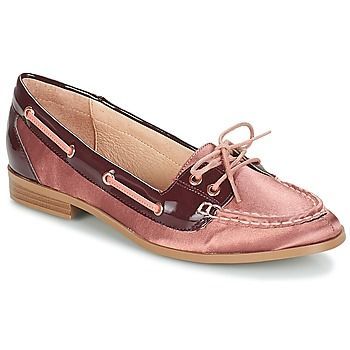 NONETTE  women's Boat Shoes in Pink