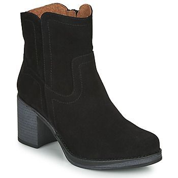 NIGALE  women's Low Ankle Boots in Black