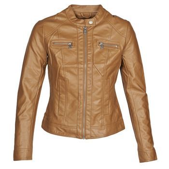 ONLBANDIT  women's Leather jacket in Brown
