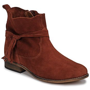 NENESS  women's Mid Boots in Brown