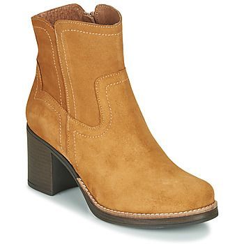 NIGALE  women's Low Ankle Boots in Brown
