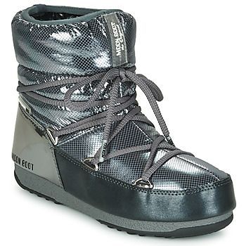 MOON BOOT LOW SAINT MORITZ WP  women's Snow boots in Grey