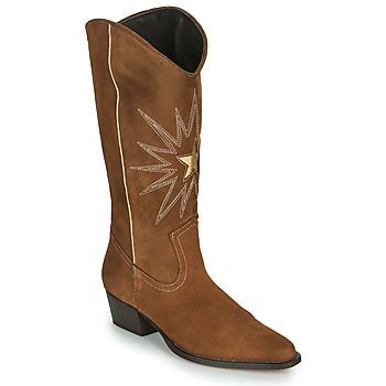 NISCOME  women's High Boots in Brown