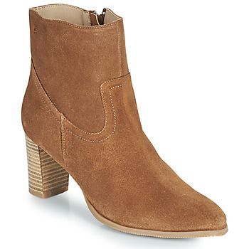 OCETTE  women's Low Ankle Boots in Brown