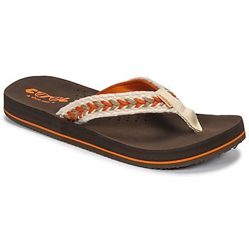 NUBE  women's Flip flops / Sandals (Shoes) in Brown