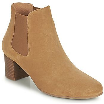 OKARI  women's Low Ankle Boots in Brown