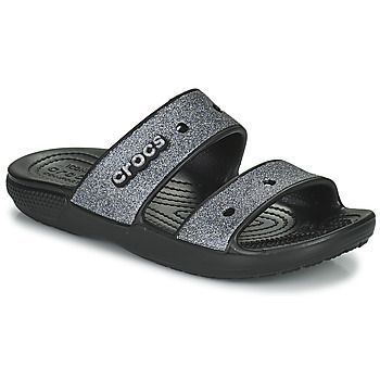CLASSIC CROC GLITTER II SANDAL  women's Mules / Casual Shoes in Black