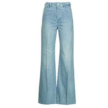 Deck ultra high wide leg  women's Bootcut Jeans in Blue