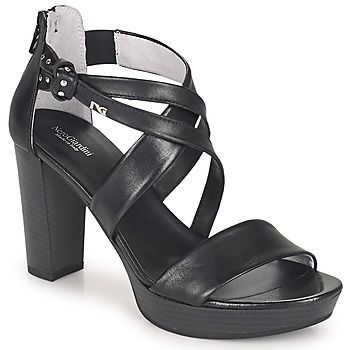 E218606D-100  women's Sandals in Black